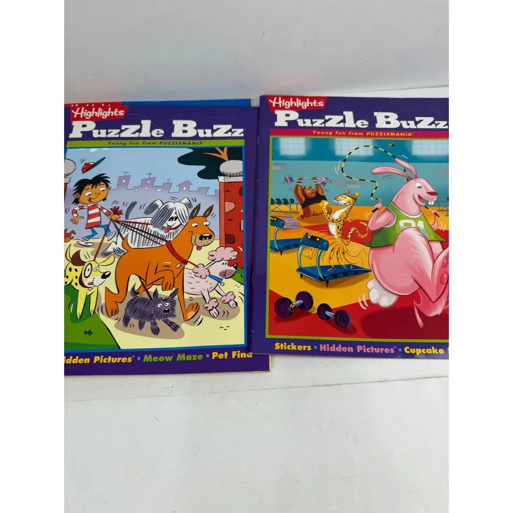 Highlights Hidden Pictures Puzzle Buzz Books Lot of 9 Activity Puzzles